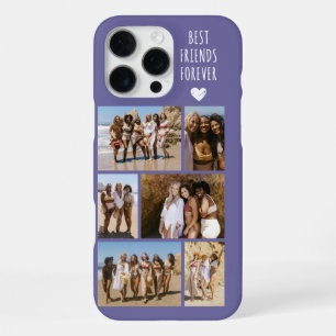 Best Friends Forever 6 Photo Purple iPhone 16 Pro Max Case