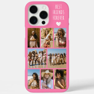 Best Friends Forever 8 Photo Pink iPhone 16 Pro Max Case