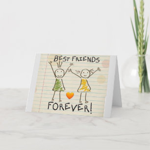 ***BEST FRIENDS FOREVER AND EVER*** BIRTHDAY CARD
