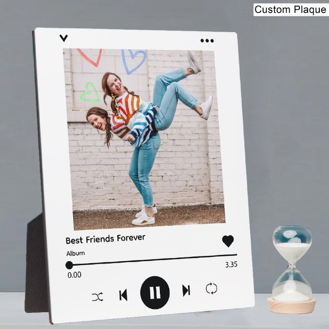 Best Friends Forever | Besties Song Photo Collage  Plaque (Best Friends Forever | Besties Song Photo Collage Plaque)