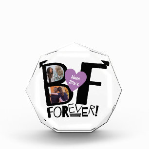 Best Friends Forever BFF Cute Modern Photo Block