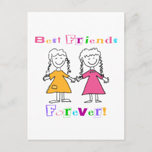 Best Friends Forever BFF Gifts Postcard
