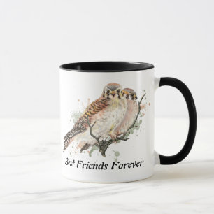 Best Friends Forever, BFF Kestrel Birds  Mug