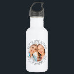 Best Friends Forever BFF Simple Modern Photo 532 Ml Water Bottle<br><div class="desc">This simple and classic design is composed of serif typography and add a custom photo. "Best Friends Forever" circles the photo of your friends</div>