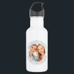 Best Friends Forever BFF Simple Modern Photo 532 Ml Water Bottle<br><div class="desc">This simple and classic design is composed of serif typography and add a custom photo. "Best Friends Forever" circles the photo of your friends</div>