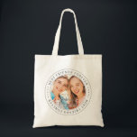 Best Friends Forever BFF Simple Modern Photo Tote Bag<br><div class="desc">This simple and classic design is composed of serif typography and add a custom photo. "Best Friends Forever" circles the photo of your friends</div>