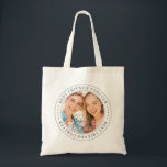 Best Friends Forever BFF Simple Modern Photo Tote Bag<br><div class="desc">This simple and classic design is composed of serif typography and add a custom photo. "Best Friends Forever" circles the photo of your friends</div>