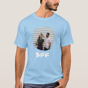 Best Friends Forever BFF upload your square photo  T-Shirt