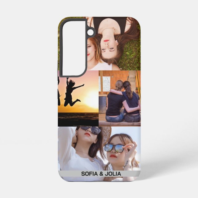 Best Friends Forever Collage | Cute Custom Samsung Galaxy S22 Case (Back)