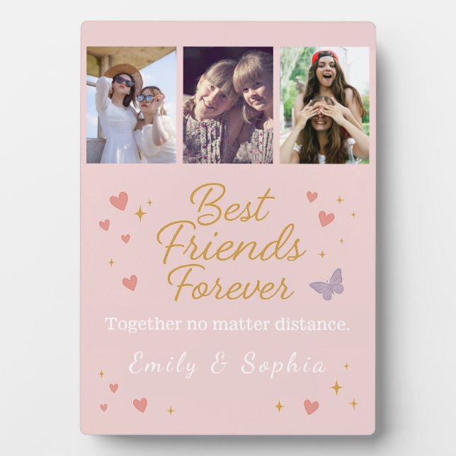 Best Friends Forever – Custom Friendship Plaque (Front)