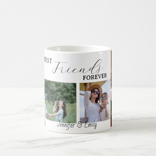Best Friends Forever Custom Photo Mug (Center)
