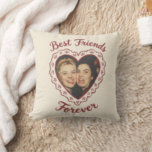 Best Friends Forever Custom Photo Template Cushion