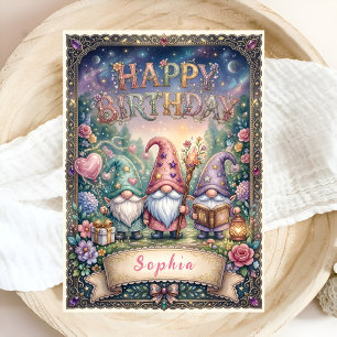 Best friends forever gnomes card