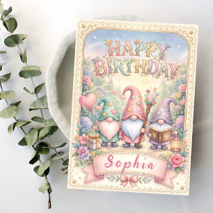 Best friends forever gnomes card