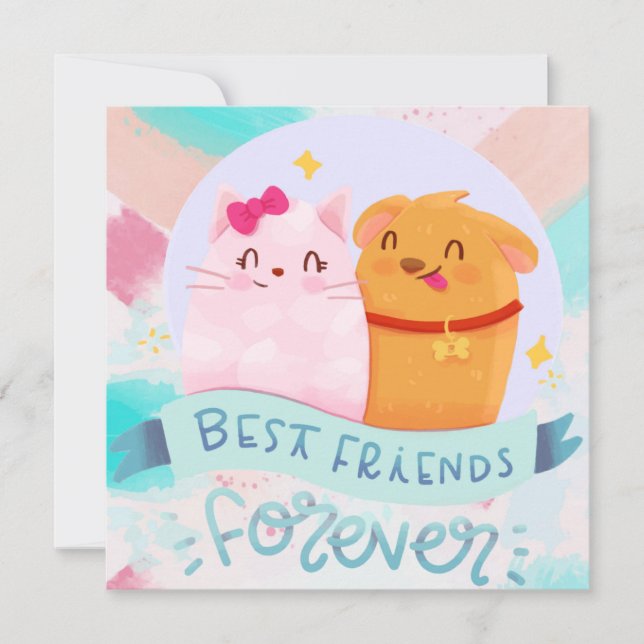 Best Friends Forever Holiday Card (Front)
