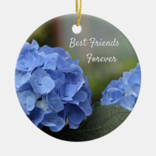Best Friends Forever Hydrangeas Ceramic Tree Decoration