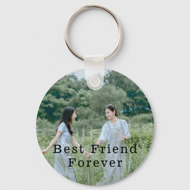 Best Friends Forever Keychain – Custom BFF Gift (Front)