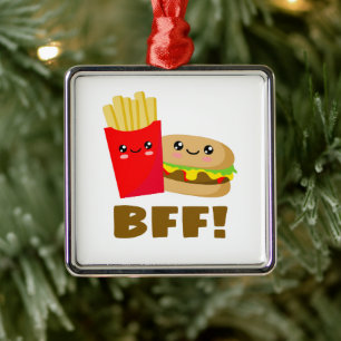 Best Friends Forever Metal Tree Decoration