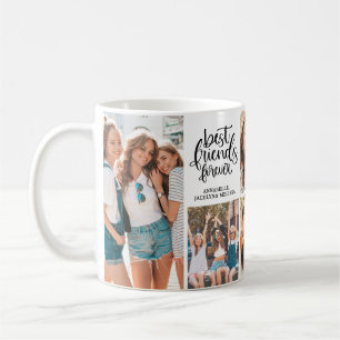 Best Friends Forever Photo Collage Coffee Mug