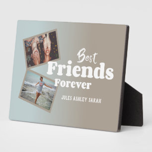 Best Friends Forever Photo Collage Plaque