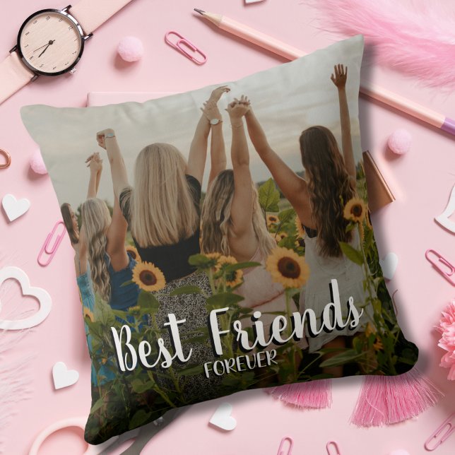 Best Friends Forever Photo Cushion (Creator Uploaded)