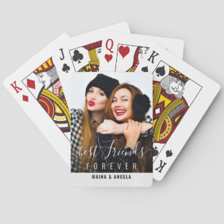 BEST FRIENDS FOREVER | photo Playing Cards