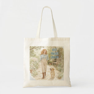 Best Friends Forever Red Hair Female Dog Tote Bag
