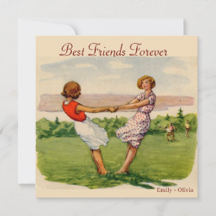 Best Friends Forever Thank You Card