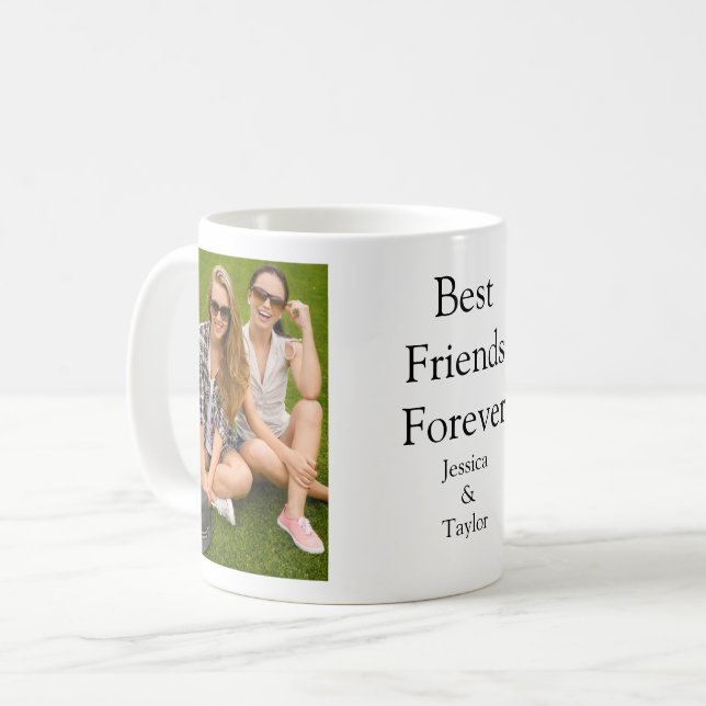 Best Friends Forever Two Photo  Coffee Mug (Front Left)