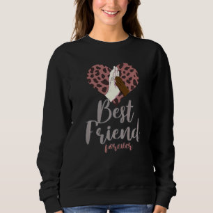 Best Friends Forever  Women Human Doggy Love BFF Sweatshirt