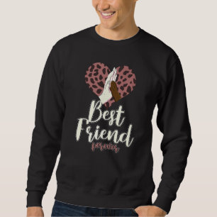 Best Friends Forever  Women Human Doggy Love BFF   Sweatshirt