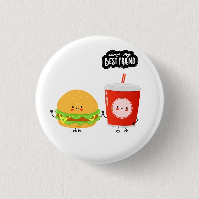 Best Friends Funny 3 Cm Round Badge (Front)