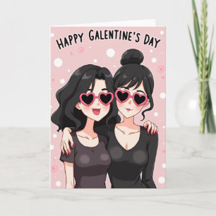 Best Friends Galentines Day Card