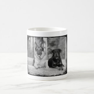 Best Friends German Shepherd & Rottweiler Dogs Mug