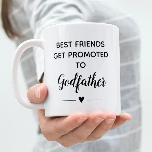 Best Friends Get Promoted To Godfather Proposal Coffee Mug (Creator Uploaded)