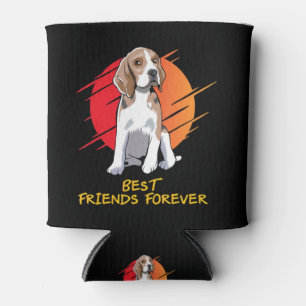 Best Friends Gift Idea For Beagle Dad Mum Can Cooler