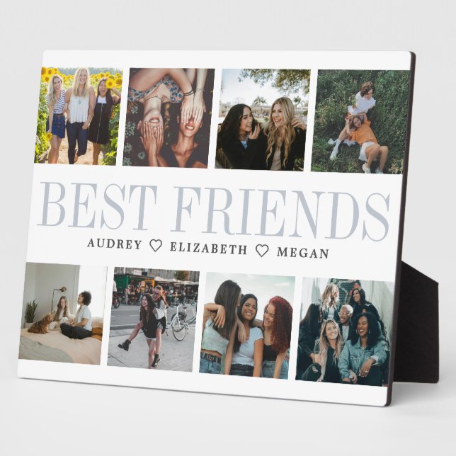 Best Friends Gift Soul Sisters Photo Collage Plaque (Side)