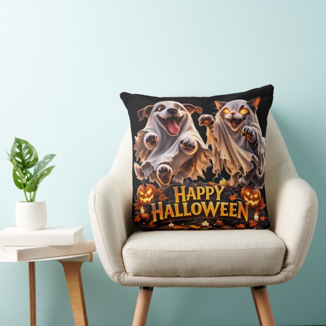 Best friends happy Halloween decorative Cushion (Chair)