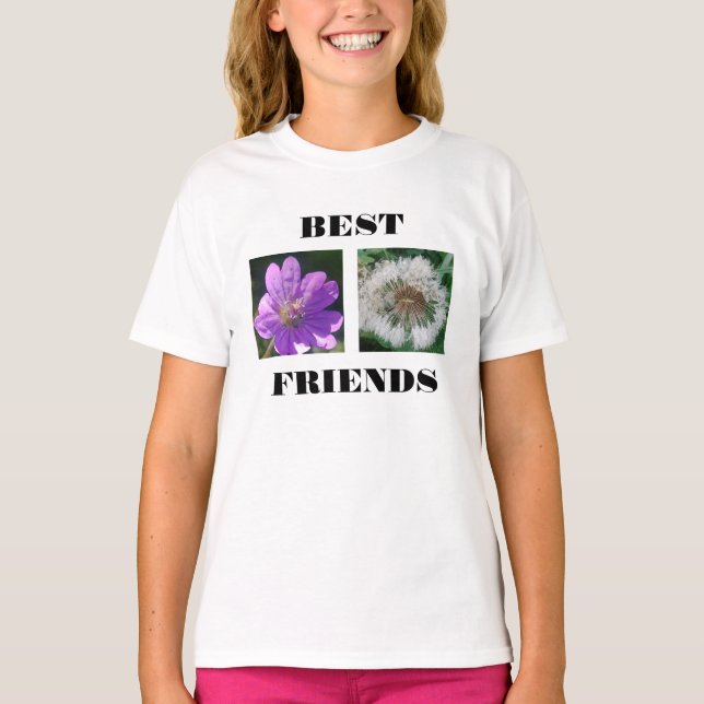 Best Friends Image Template T-Shirt (Front)