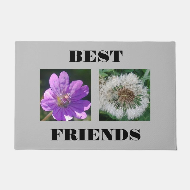 Best Friends Image Template Tissue Paper Doormat (Front)