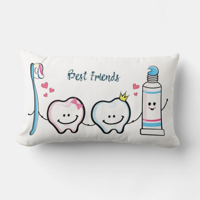 Best Friends Lumbar Cushion (Front)