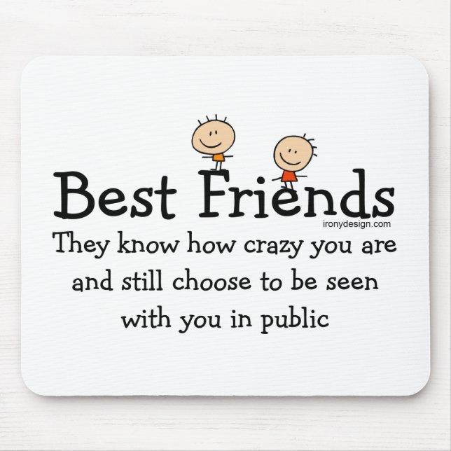 Best Friends Mouse Pad (Front)