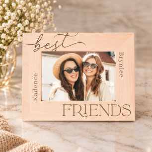 Best Friends Personalised Etched Frames