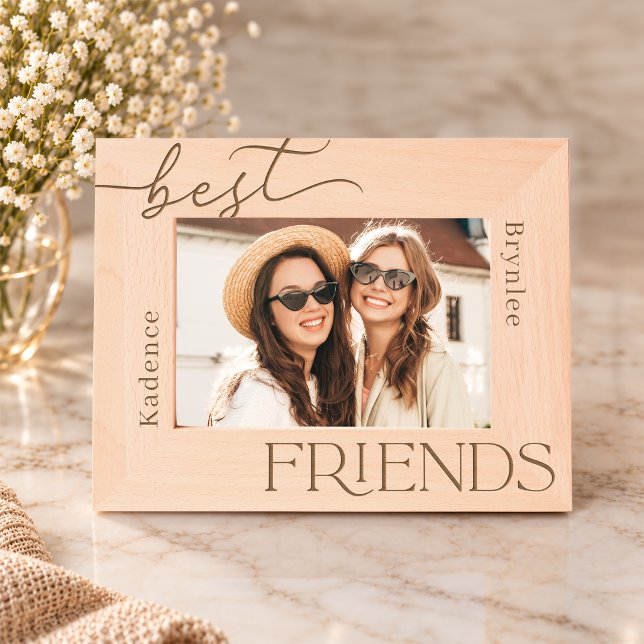 Best Friends Personalised Etched Frames (Creator Uploaded)