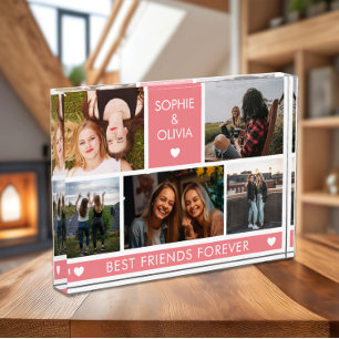 Best Friends Personalised Photo Block
