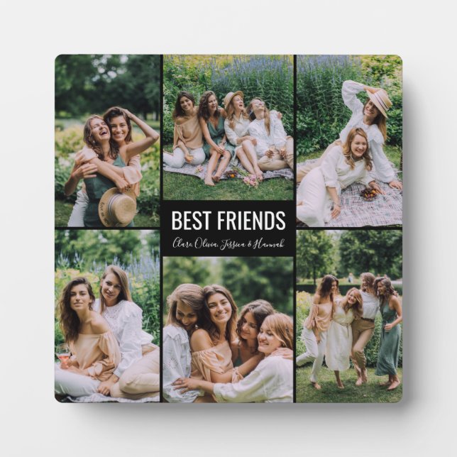 Best Friends personalised Photo Plaque (Front)
