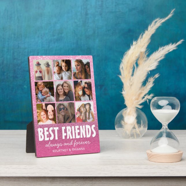 Best Friends Photo Collage Plaque (Side)
