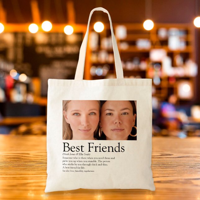 Best Friends Photo Definition Photo Tote Bag (Creator Uploaded)