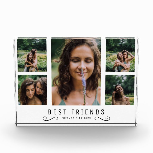 Best Friends Photo Gift For Friends Collage (Front)