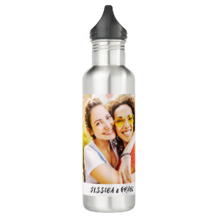 Best Friends Photo Girls Girlfriends Sisters Chic 710 Ml Water Bottle